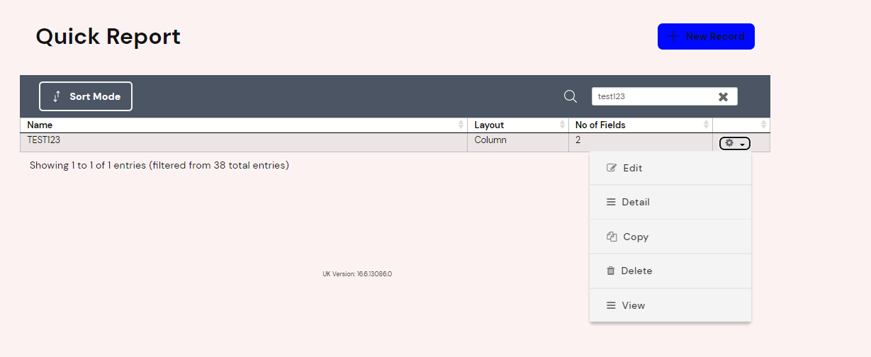 How to create a Quick Report – Evotix
